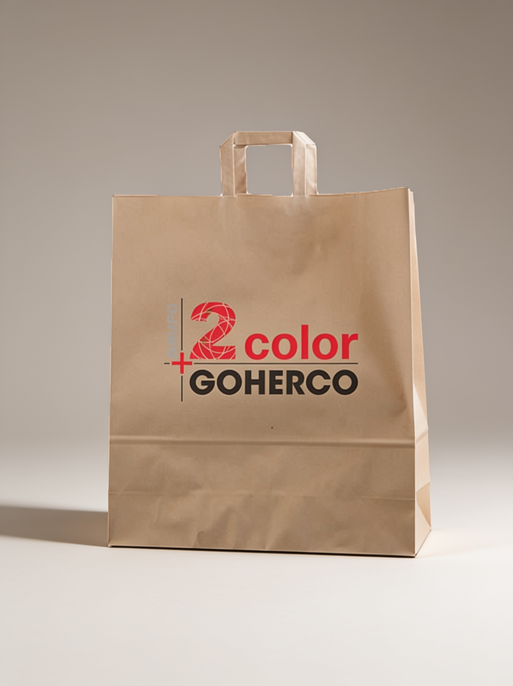 Bolsa de asa plana personalizada